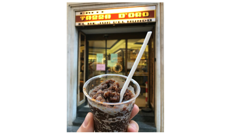 Granita al caffé Roma vegana