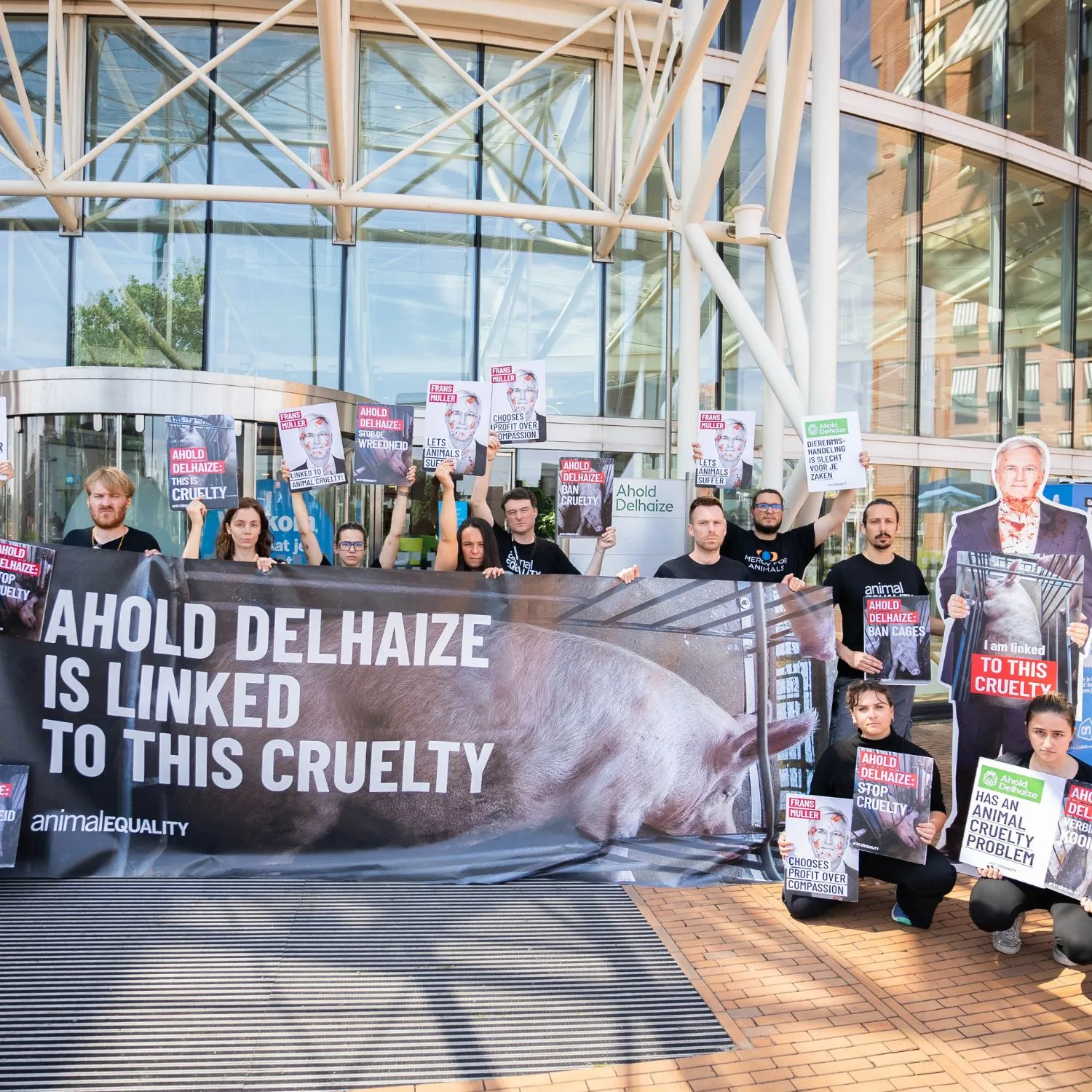 No alle gabbie: continua la campagna rivolta ad Ahold Delhaize