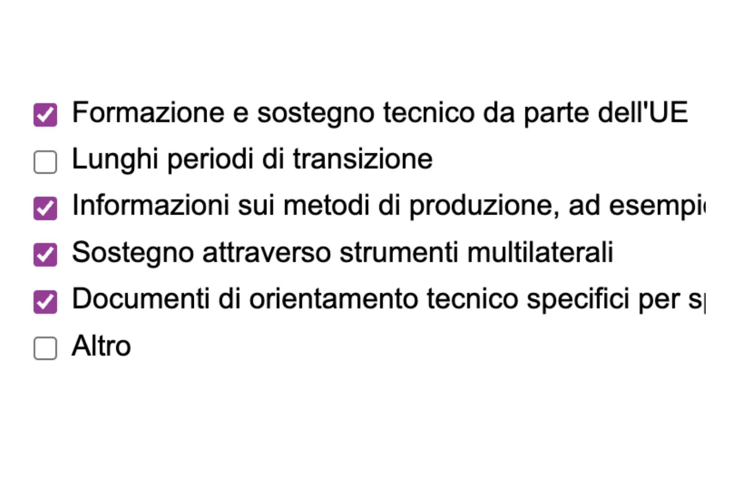 Manda la tua opinione all'UE 12